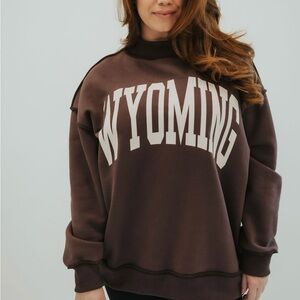 Reversible Wyoming Mock Neck Sweatshirt